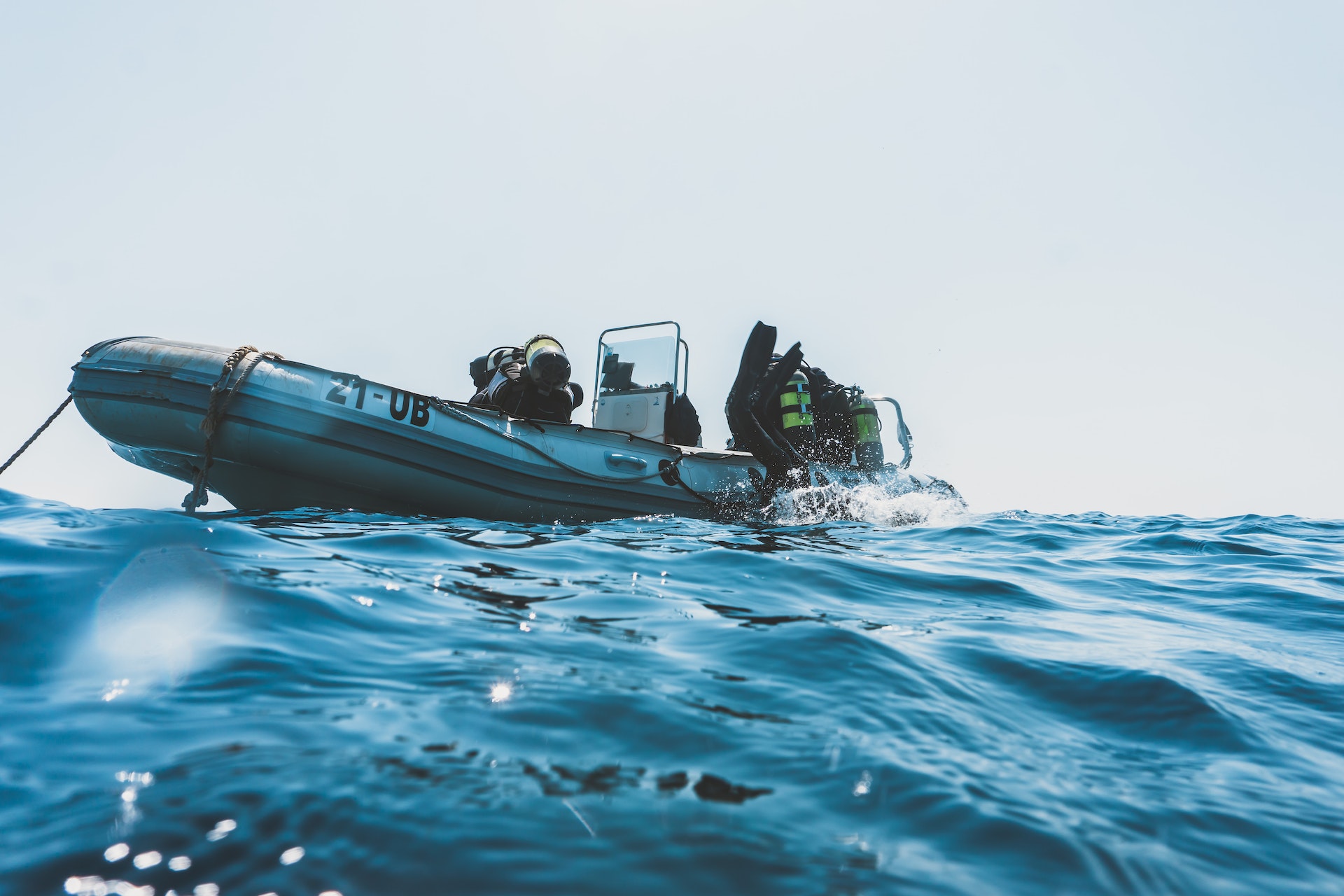 Photo Of Scuba Divers On Boat
